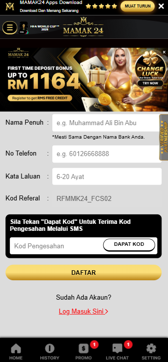 Mamak24 Register